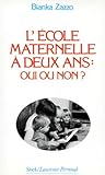 L'école maternelle à deux ans