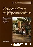 Services d'eau en Afrique subsaharienne