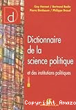 Dictionnaire de la science politique et des institutions politiques