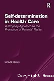 Self-determination Health care