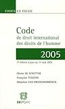 Code de droit international des droit de l'homme