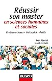 Réussir son master en science humaines et sociales