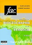 éléments de biogéographie et d'écologie