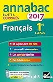 Annabac sujets et corrigés 2017